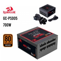 Fuente de Poder Redragon RGPS 700W 80 Plus Bronze PS005 Fuente de Poder Redragon RGPS 700W 80 Plus Bronze PS005
