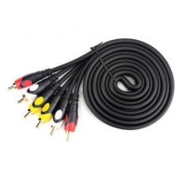 Cable RCA 3 Audio/Video 5 metros GRUESO Cable RCA 3 Audio/Video 5 metros GRUESO