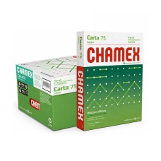 Papel 8.5x11 CHAMEX Letter 500 Hojas 20 Lbs (10 PAQ.)