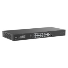 SWITCH UNIVIEW PoE de 16 puertos con enlace ascendente Gigabit NSW2020-16T1GT1GC-POE-IN
