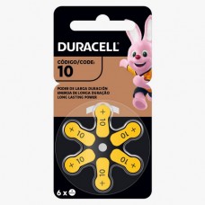 Batería Auditivas Duracell “10” para aparatos auditivos
